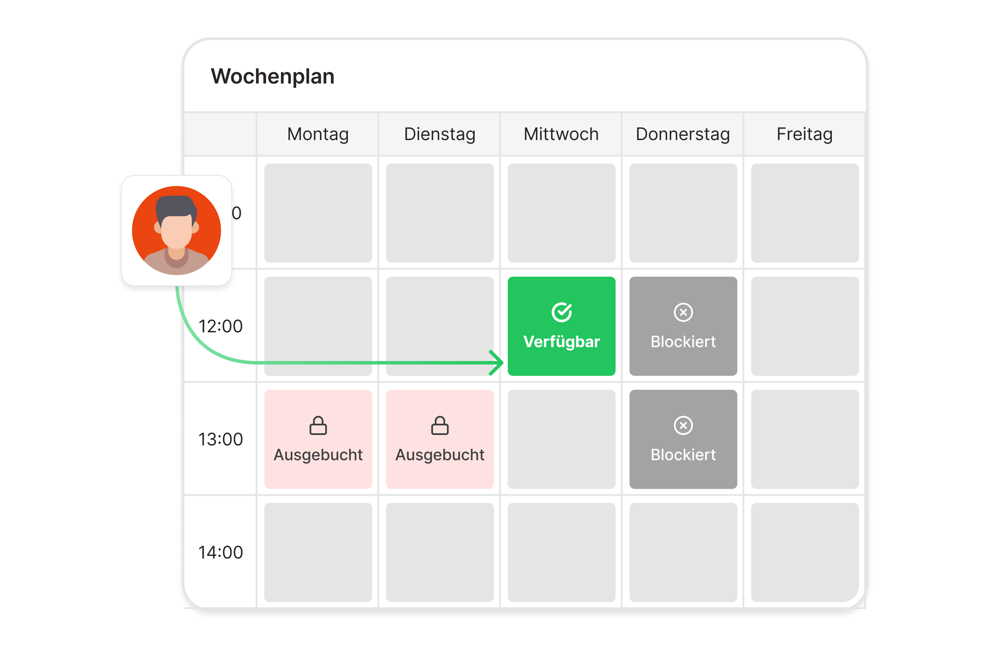 Studio-Terminassistent mit Kursplänen